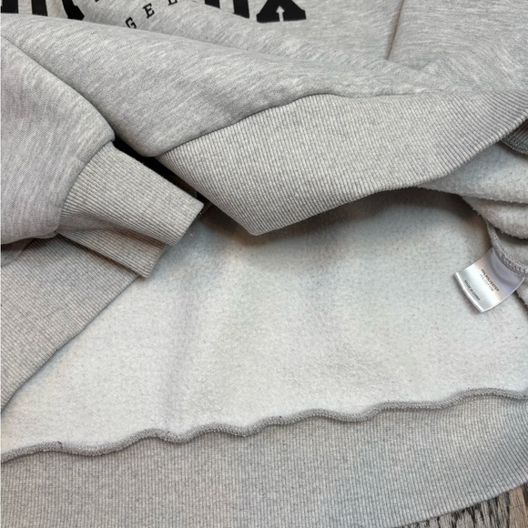 WHITEFOX Los Angeles Gray Half-Zip Sweatshirt - Picture 11 of 16